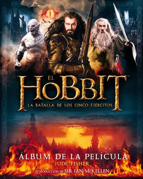 portada El Hobbit. La Batalla de los Cinco Ejércitos. Álbum de la Película (Biblioteca j. R. R. Tolkien)