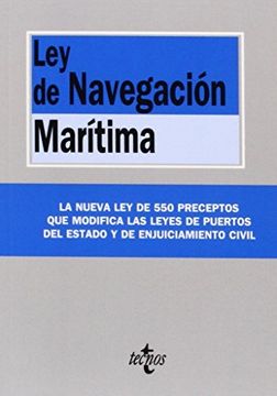 portada Ley De La Navegación Marítima (derecho - Biblioteca De Textos Legales)