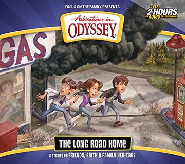 portada Long Road Home, The: 6 Stories on Friends, Faith, and Family Heritage (Adventures in Odyssey, 72) (Audiolibro) (en Inglés)