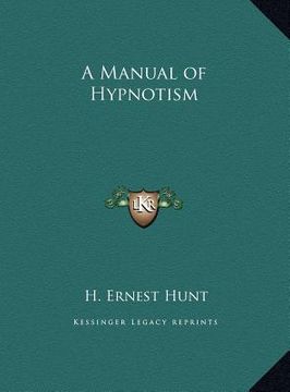 portada a manual of hypnotism (in English)