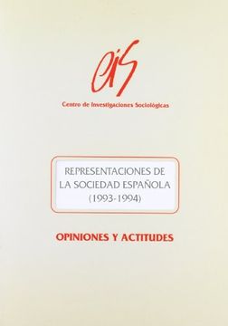 portada Representaciones de la Sociedad Española (1993-1994) (Opiniones y Actitudes) (in Spanish)