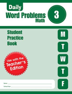 portada Daily Word Problems Math, Grade 3 Student Workbook