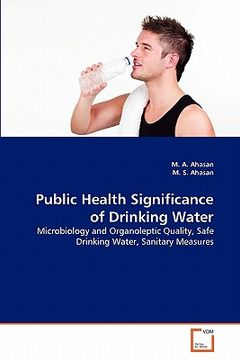 portada public health significance of drinking water (en Inglés)
