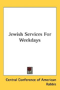 portada jewish services for weekdays (en Inglés)