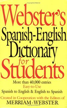portada Webster's Spanish-English Dictionary for Students (en Inglés)