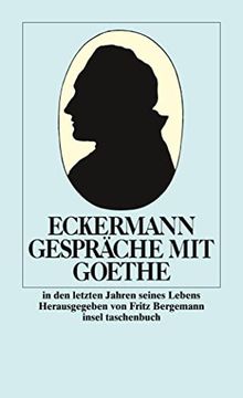 portada Gesprã¤Che mit Goethe in den Letzten Jahren Seines Lebens. (en Alemán)