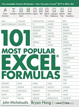 portada 101 Most Popular Excel Formulas (101 Excel Series) (in English)