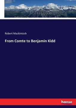 portada From Comte to Benjamin Kidd (en Inglés)