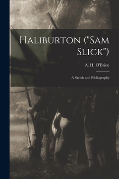 portada Haliburton ("Sam Slick") [microform]: a Sketch and Bibliography