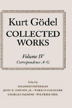 portada collected works: volume iv: correspondence, a-g (en Inglés)