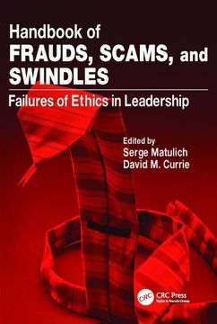portada Handbook of Frauds, Scams, and Swindles: Failures of Ethics in Leadership (en Inglés)