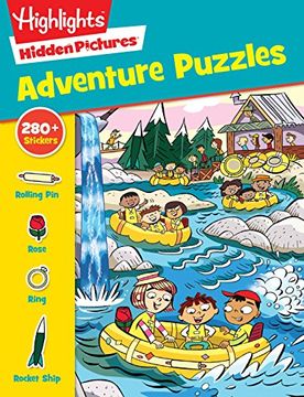 portada Adventure Puzzles (Highlights Sticker Hidden Pictures) (en Inglés)