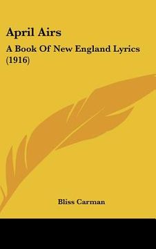 portada april airs: a book of new england lyrics (1916) (en Inglés)