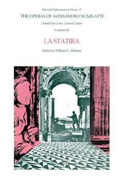 portada the operas of alessandro scarlatti, volume ix: la statira
