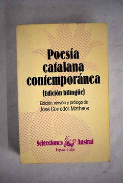portada Poesía Catalana Contemporánea