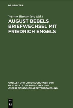 portada August Bebels Briefwechsel mit Friedrich Engels (in German)