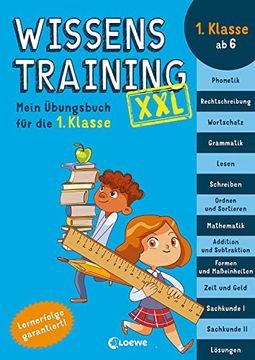 portada Wissenstraining xxl - Mein Übungsbuch für die 1. Klasse: Garantierte Lernerfolge in der Grundschule für Kinder ab 6 Jahren (en Alemán)
