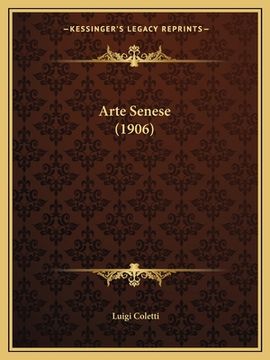 portada Arte Senese (1906) (en Italiano)