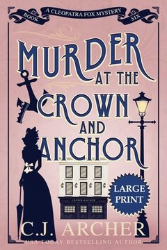 portada Murder at the Crown and Anchor: Large Print 