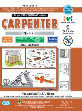 portada Carpenter 3-In-1 Th. & Asst./Model (Sol.) (Nsqf - Modular) (en Inglés)