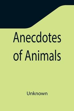 portada Anecdotes of Animals (en Inglés)