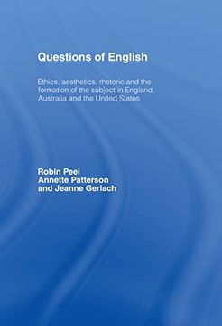 portada Questions of English: Aesthetics, Democracy and the Formation of Subject (in English)