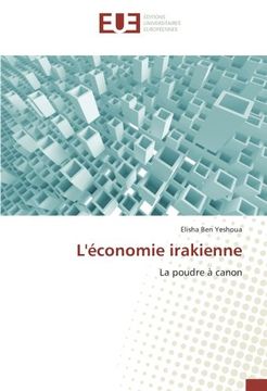 portada L'économie irakienne: La poudre à canon (French Edition)