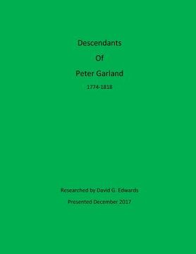 portada Descendants of Peter Garland (en Inglés)