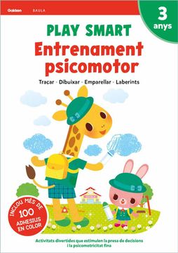 portada Play Smart Entrenament Psicomotor 3 Anys (Quaderns Gakken) (in Catalá)