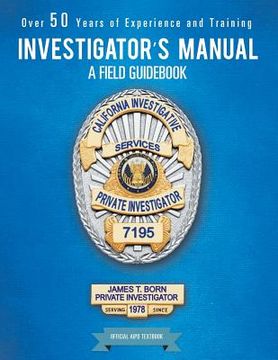 portada Investigator's Manual: A Field Guidebook