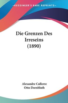 portada Die Grenzen Des Irreseins (1890) (en Alemán)