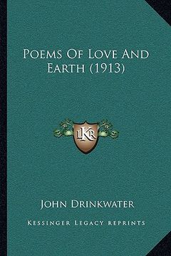 portada poems of love and earth (1913) (en Inglés)