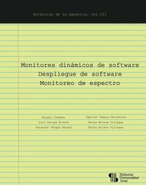 portada Monitores Dinámicos de Software – Despliegue de Software – Monitoreo de Espectro (in Spanish)