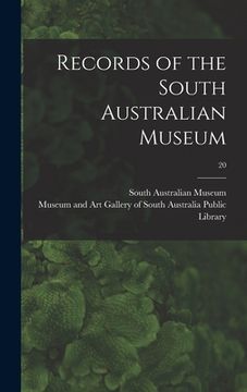 portada Records of the South Australian Museum; 20 (in English)