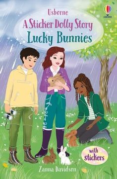 portada Lucky Bunnies: An Animal Rescue Dolls Story (Sticker Dolly Stories, 10) (en Inglés)