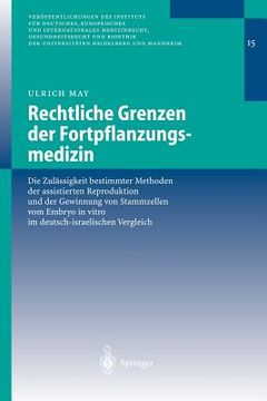portada rechtliche grenzen der fortpflanzungsmedizin (in German)
