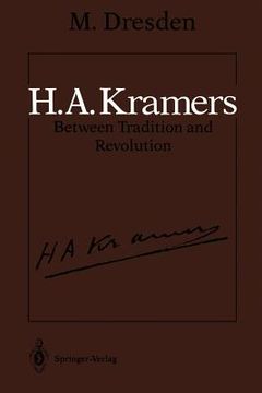 portada h.a. kramers between tradition and revolution (en Inglés)