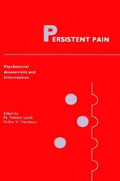 portada persistent pain: psychosocial assessment and intervention (en Inglés)