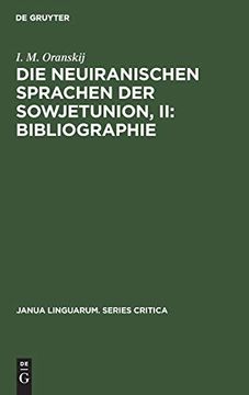 portada Die Neuiranischen Sprachen der Sowjetunion, ii: Bibliographie (en Alemán)
