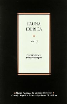 portada Fauna Ibérica. Vol. 8. Collembola: Poduromorpha (in Spanish)