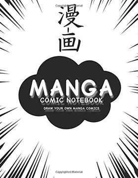 portada Manga Comic Not: Create Your Own Manga Comics, Variety of Templates For Manga Comic Book Drawing, (White Manga)-[Professional Binding]
