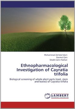 portada ethnopharmacological investigation of cayratia trifolia (in English)