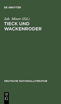 portada Tieck und Wackenroder (en Alemán)