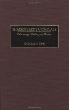 portada Shakespeare's Criminals: Criminology, Fiction, and Drama 