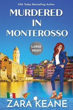 portada Murdered in Monterosso: Large Print Edition (in English)