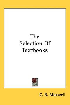 portada the selection of textbooks (en Inglés)