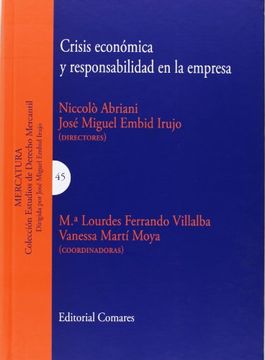 portada Crisis Económica y Responsabilidad en la Empresa (Estudios Derecho Mercantil) (in Spanish)