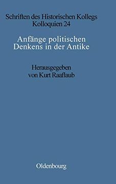 portada Anfänge Politischen Denkens in der Antike (en Alemán)