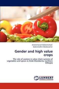portada gender and high value crops (en Inglés)