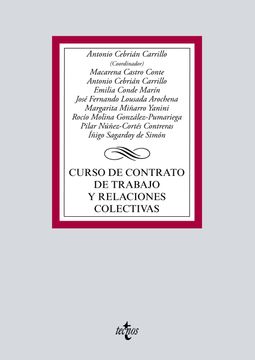 portada Curso de Contrato de Trabajo y Relaciones Colectivas (in Spanish)